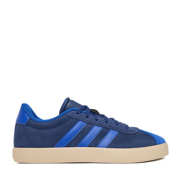 Sneakersy adidas. Niebieskie trampki i tenisówki chłopięce Adidas, bez wzorów, bez zapięcia. Za 174.99 zł.