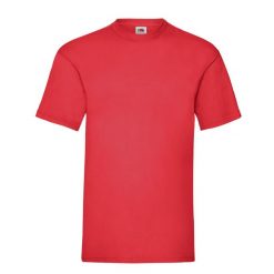 Męska Koszulka Valueweight. Czerwone koszulki sportowe męskie Fruit of the Loom, m, bez wzorów, bez kołnierzyka, bez ramiączek, trekkingowe. Za 29.99 zł.