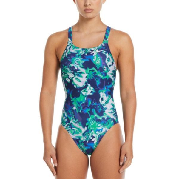Strój pływacki jednoczęściowy damski Nike Hydrastrong Solid Fastback. Niebieskie kostiumy jednoczęściowe damskie Nike, xs, bez wzorów, sportowe, do pływania. Za 199.99 zł.
