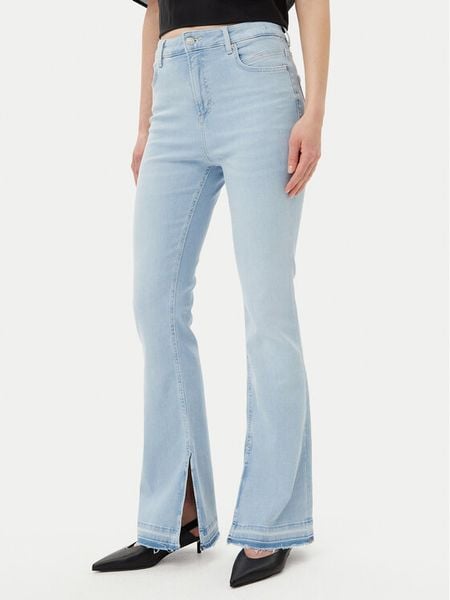 BOSS Jeansy Rosa 50539642 Niebieski Bootcut Fit. Niebieskie jeansy damskie Boss. Za 279.99 zł.