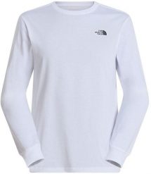 The North Face Bluza The North Face M Evolution Simple Dome L/S Tee męska : Kolor - Biały, Rozmiar - S. Białe bluzy męskie The North Face, l, bez wzorów, bez kaptura. Za 124.95 zł.