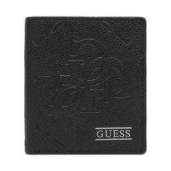 Portfel Guess. Czarne portfele męskie Guess, z aplikacjami. Za 264.99 zł.
