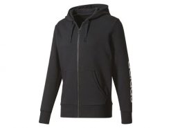 Bluza męska z kapturem rozpinana ADIDAS ESSENTIALS LIN HOODIE S. Czarne bluzy męskie Adidas, m, bez wzorów, z bawełny, z kapturem, na fitness i siłownię. Za 249.00 zł.