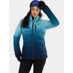 Kurtka Narciarska Damska Fundango Pumila. Niebieskie kurtki snowboardowe damskie Fundango, bez wzorów, bez kaptura, narciarskie. Za 719.90 zł.