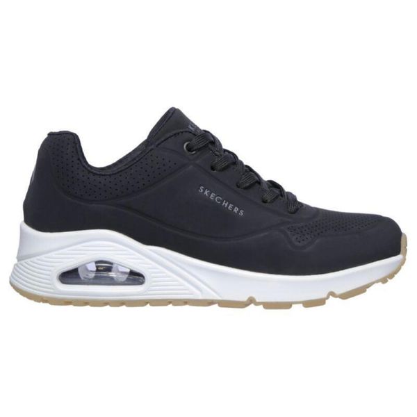 Buty SKECHERS Uno Stand On Air. Czarne obuwie sportowe damskie Skechers, bez wzorów, trekkingowe, Skechers Sport. Za 299.00 zł.