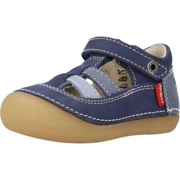 Sandały KICKERS SUSHY Niebieski. Niebieskie sandały męskie Kickers, ze skóry, bez zapięcia. Za 171.99 zł.
