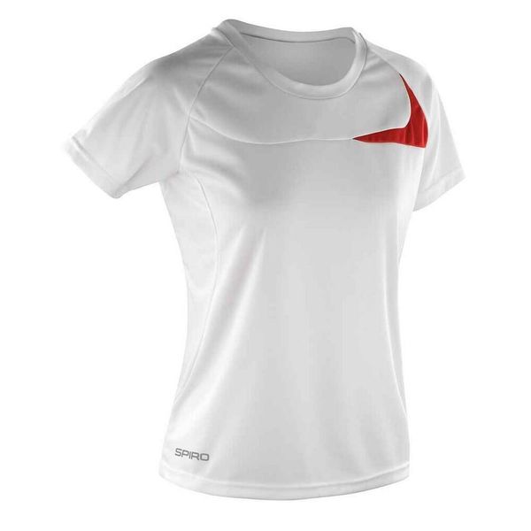Koszulka Treningowa Dash Dla Kobiet. Białe koszulki sportowe damskie SPIRO, m, bez wzorów, z materiału, bez kołnierzyka, bez ramiączek, trekkingowe. Za 80.99 zł.