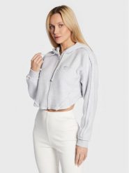 Adidas Bluza Loungewear HL9140 Szary Relaxed Fit. Szare bluzy damskie Adidas, bez wzorów, z bawełny, bez kaptura. Za 219.99 zł.