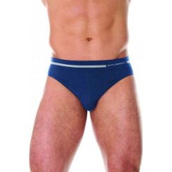 Brubeck Slipy męskie COMFORT WOOL BE10050 ciemny jeans r. M. Bokserki męskie Brubeck, m, bez wzorów, z jeansu. Za 98.14 zł.