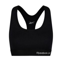 Sportowy Top Damski Steffi. Czarne koszulki sportowe damskie Reebok, bez wzorów, bez kołnierzyka, bez ramiączek, trekkingowe. Za 183.99 zł.