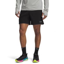 Męskie szorty Under Armour UA Velociti Pro 7in Short-BLK. Czarne krótkie spodenki sportowe męskie Under Armour, m, bez wzorów, z materiału, do biegania. Za 220.45 zł.