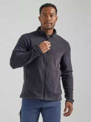 WRANGLER TECHNICAL FLEECE JACKET MĘSKA KURTKA POLAROWA WA6PVO100 112333375. Szare kurtki męskie Wrangler, l, bez wzorów, z materiału, eleganckie, bez kaptura. Za 179.99 zł.