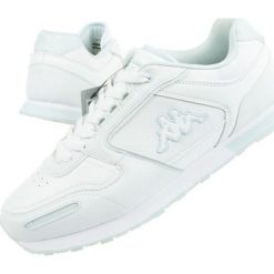 Buty Kappa Logo Voghera 5 3112H5W-A0N białe. Białe obuwie sportowe damskie bez wzorów, z gumy. Za 190.76 zł.