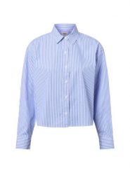 Levi's bluzka koszulowa Kobiety Bawełna niebieski|biały, M. Białe bluzki damskie Levi's, m, bez wzorów, z bawełny, eleganckie, bez kołnierzyka, bez ramiączek. Za 169.95 zł.