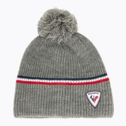 Czapka zimowa męska Rossignol Ewan. Szare czapki i kapelusze męskie Rossignol, na zimę, bez wzorów, sportowe. Za 266.00 zł.