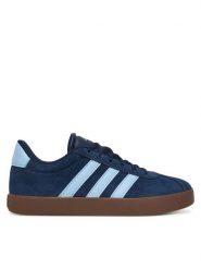 Adidas Sneakersy Vl Court 3.0 KI6489 Granatowy. Niebieskie buty sportowe dziewczęce Adidas, bez wzorów, ze skóry, bez zapięcia. Za 219.99 zł.