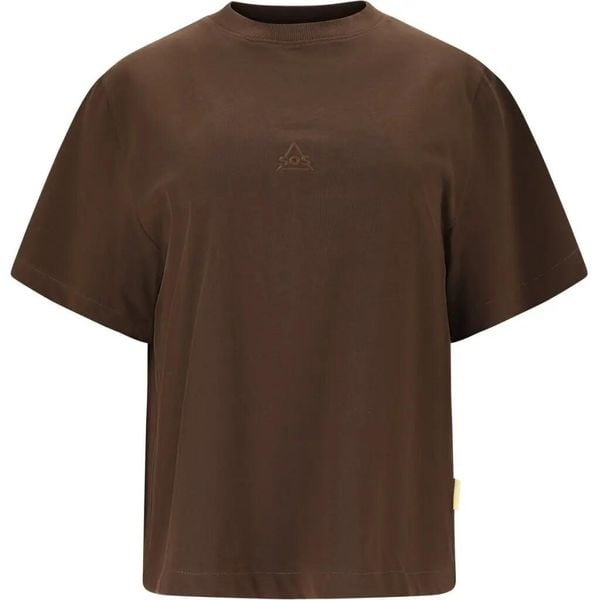 T-shirt damski SOS Semeru. Zielone koszulki sportowe damskie SOS, l, bez wzorów, z bawełny, biznesowe, bez kołnierzyka. Za 190.50 zł.