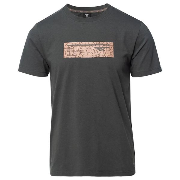 T-shirt Męski Hamiloni. Szare koszulki sportowe męskie Hi-tec, l, bez wzorów, z bawełny, klasyczne, bez kołnierzyka. Za 83.99 zł.