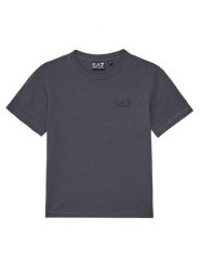 EA7 Emporio Armani T-Shirt 7B000020 AF10378 U8115 Szary Regular Fit. Szare t-shirty dla chłopców EA7 Emporio Armani, bez wzorów, z bawełny, bez ramiączek. Za 109.99 zł.