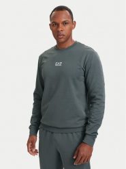 EA7 Emporio Armani Bluza 8NPM30 PJVRZ U8085 Szary Regular Fit. Szare bluzy męskie EA7 Emporio Armani, m, bez wzorów, z bawełny, bez kaptura. Za 424.99 zł.