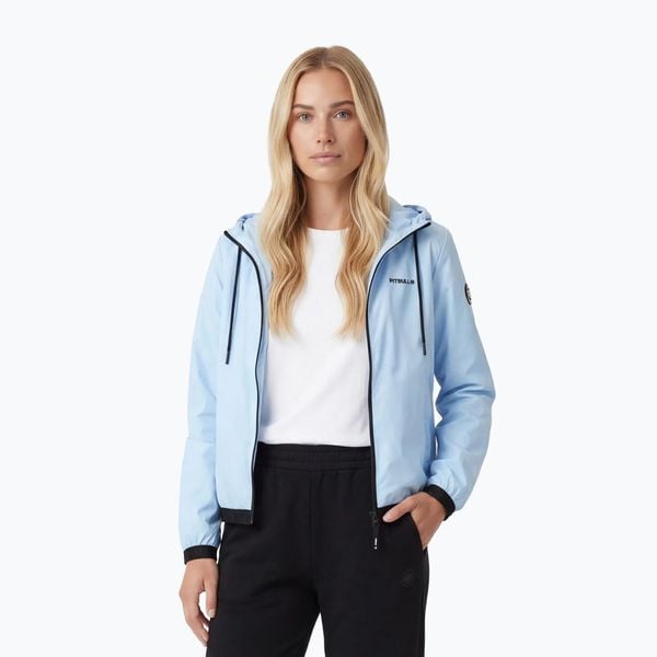 Kurtka damska Pitbull Adena Hooded. Niebieskie kurtki damskie PITBULL, l, bez wzorów, z materiału, bez kaptura. Za 159.99 zł.