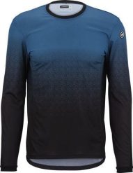 ASSOS męska koszulka z długim rękawem petrol blue. Niebieskie bluzki z długim rękawem męskie Assos, m, bez wzorów, klasyczne, bez kołnierzyka. Za 835.25 zł.