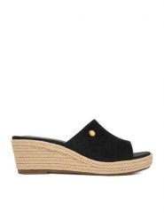 Beverly Hills Polo Club Espadryle EO-R26SS03470 Czarny. Czarne espadryle damskie Beverly Hills Polo Club, bez wzorów, z materiału, bez obcasa, bez zapięcia. Za 249.99 zł.
