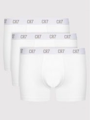 Cristiano Ronaldo CR7 Komplet bokserek Main Basic 3Pack 8100-49-100 Biały. Białe bokserki męskie Cristiano Ronaldo CR7, m, bez wzorów, z bawełny. Za 125.99 zł.