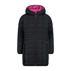Parka z kapturem dla dziewczynki CMP. Czarne kurtki i płaszcze dla dziewczynek CMP, bez wzorów, z poliesteru, z kapturem. Za 355.90 zł.