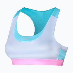 Biustonosz treningowy Mizuno Alpha Padded. Brązowe biustonosze Mizuno, bez wzorów, z elastanu. Za 92.99 zł.
