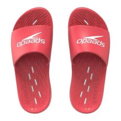Klapki basenowe antypoślizgowe męskie Speedo Slide. Białe klapki męskie Speedo, z materiału. Za 78.39 zł.