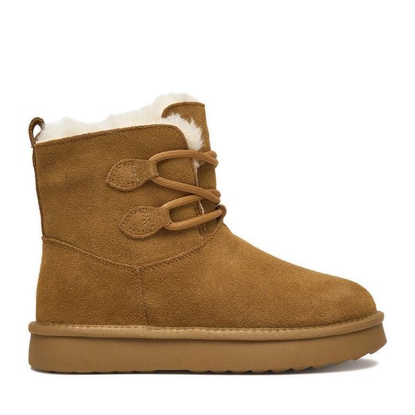 Śniegowce Lasocki. Brązowe śniegowce i trapery damskie Lasocki. Za 249.99 zł.