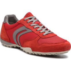 Sneakersy GEOX - U Snake C U7207C 01422 C0025 Red/Grey. Półbuty na co dzień męskie marki Geox. W wyprzedaży za 249.00 zł.