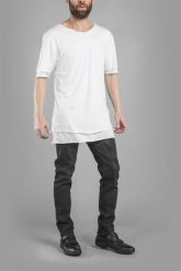 Barbarossa Moratti T-shirt | BM-SS1708 | Mężczyzna | Biały. Białe t-shirty męskie Barbarossa Moratti, m, bez wzorów, z bawełny, bez kołnierzyka. W wyprzedaży za 149.00 zł.