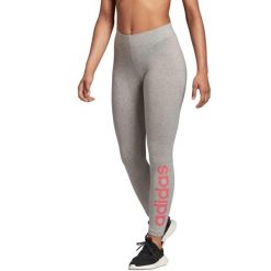 Legginsy damskie do treningu Adidas W Essentials Linear Tight szare. Szare legginsy damskie Adidas, s, bez wzorów, z bawełny, na fitness i siłownię. Za 119.00 zł.