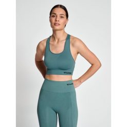 Stanik fitness cardio Hummel hmltif. Niebieskie obuwie sportowe damskie Hummel, bez wzorów, na fitness i siłownię. Za 161.00 zł.