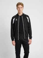Bluza dresowa zapinana na zamek błyskawiczny Hummel Core 2.0. Białe bluzy sportowe damskie Hummel, s, bez wzorów, z dresówki, bez kaptura, na fitness i siłownię. Za 210.45 zł.