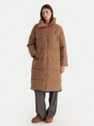 Tommy Hilfiger Kurtka puchowa WW0WW47279 Beżowy Relaxed Fit. Brązowe kurtki damskie Tommy Hilfiger, xxl, bez wzorów, z puchu, bez kaptura. Za 1,499.00 zł.