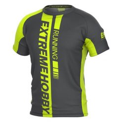 Koszulka biegowa męska z krótkim rękawem EXTREME HOBBY DRAFT. Zielone koszulki sportowe męskie EXTREME HOBBY, m, bez wzorów, z elastanu, bez kołnierzyka, bez ramiączek, do biegania. Za 149.00 zł.