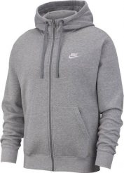 Nike Bluza męska Nsw Club Hoodie Full Zip szara r. M (BV2645-063). Szare bluzy męskie Nike, m, bez wzorów, bez kaptura. Za 286.16 zł.
