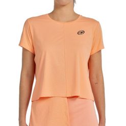 T-shirt Bullpadel Bilme dla kobiet z krótkim rękawem. Czarne t-shirty damskie bullpadel, s, bez wzorów, z materiału, bez kołnierzyka. Za 224.30 zł.