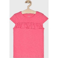 Name it - Top dziecięcy 122-164 cm. Brązowe t-shirty i topy dla dziewczynek Name it, bez wzorów, z bawełny, bez ramiączek. W wyprzedaży za 17.90 zł.