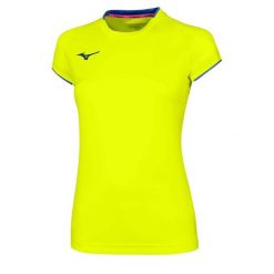 Jersey mizuno femme Core. Niebieskie koszulki sportowe damskie Mizuno, bez wzorów, z jersey, bez kołnierzyka, bez ramiączek, na fitness i siłownię. Za 114.00 zł.