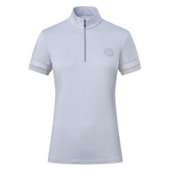 Imperial Riding Tech Top Gina - Crystal. Szare koszulki sportowe damskie IMPERIAL RIDING, bez wzorów, bez kołnierzyka, bez ramiączek, do jazdy konnej. W wyprzedaży za 233.50 zł.