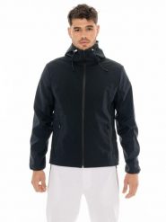 Kurtka z kaptur na co dzień na siłownię. Czarne kurtki męskie LEONE 1947 APPAREL, s, bez wzorów, na fitness i siłownię. Za 547.30 zł.