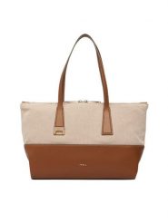 Furla Torebka Olivia M WB01977 BX3542 CN TCO00 Beżowy. Brązowe torebki do ręki damskie Furla, bez wzorów, z materiału, bez dodatków. Za 1,299.00 zł.