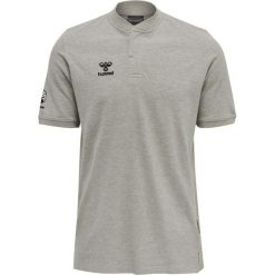 Polo Hummel Move Grid. Szare koszulki polo męskie Hummel, m, bez wzorów, sportowe, bez ramiączek. Za 177.50 zł.