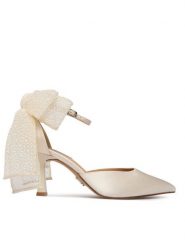 Steve Madden Szpilki Fiorela-P 11005219 Biały. Białe szpilki damskie Steve Madden, bez wzorów, z materiału, bez obcasa, bez zapięcia. Za 729.99 zł.