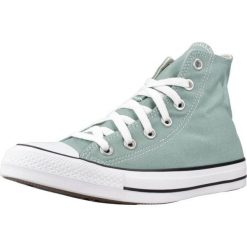 Trampki Converse Model Chuck Taylor All Star Kolor Zielony. Zielone trampki i tenisówki damskie Converse, bez wzorów, z tkaniny, retro, bez zapięcia. Za 385.60 zł.
