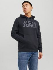 Jack & Jones Bluza Corp 12152840 Czarny Standard Fit. Czarne bluzy męskie Jack & Jones, m, bez wzorów, z syntetyku, bez kaptura. Za 159.99 zł.